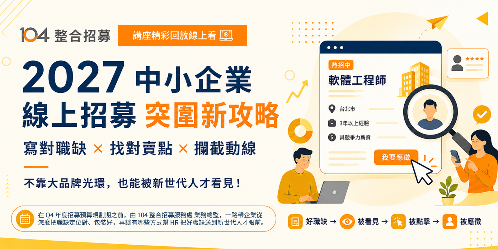2027 中小企業線上招募突圍新攻略